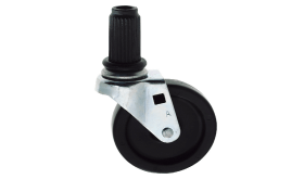 #33 - 3" polyolefin wheel with grip ring stem